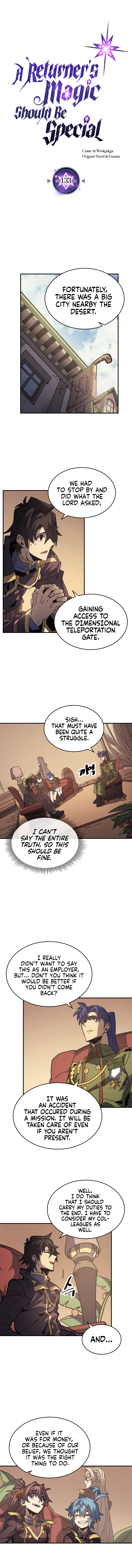 A Returner's Magic Should Be Special Chapter 133 - Page 4