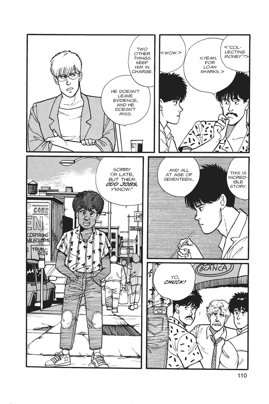 Banana Fish Chapter 1 - Page 110