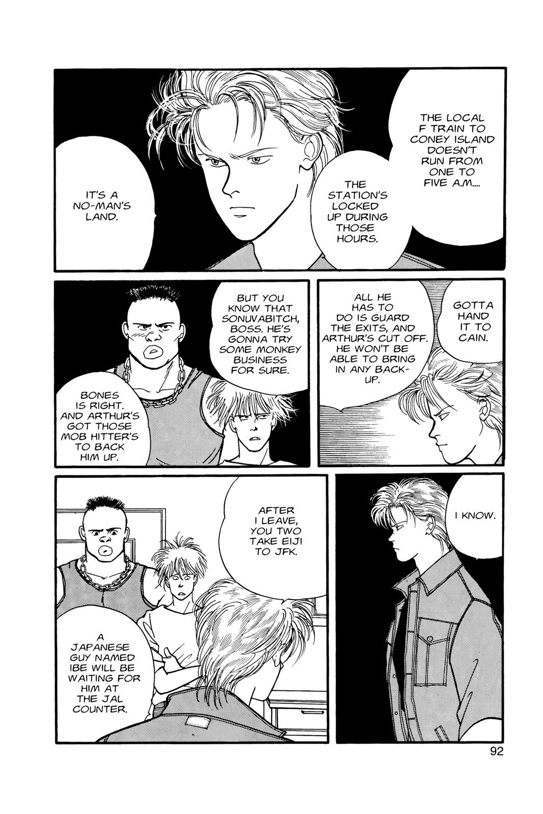 Banana Fish Chapter 8 - Page 92