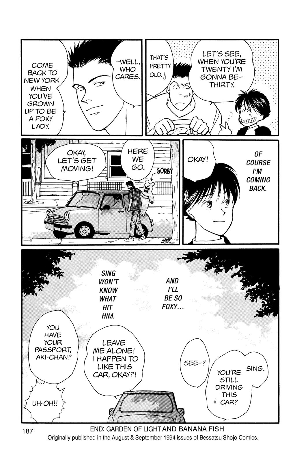 Banana Fish Chapter 19 - Page 188