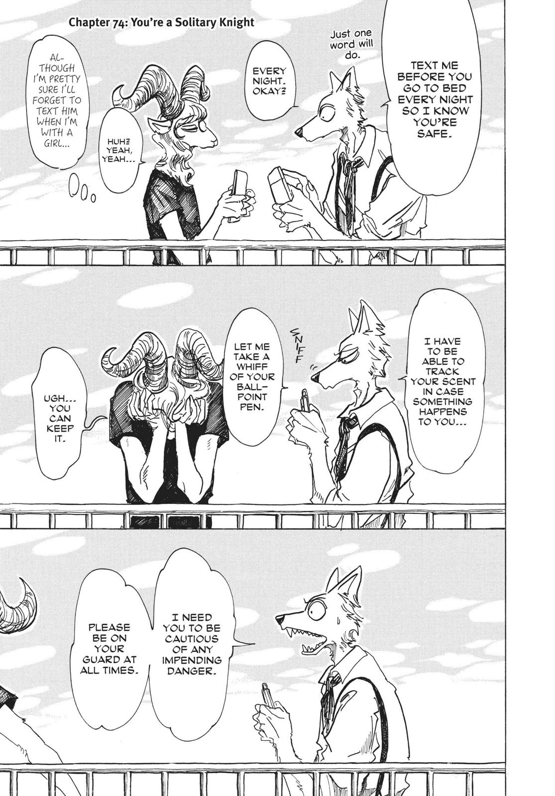 Beastars Chapter 74 - Page 1
