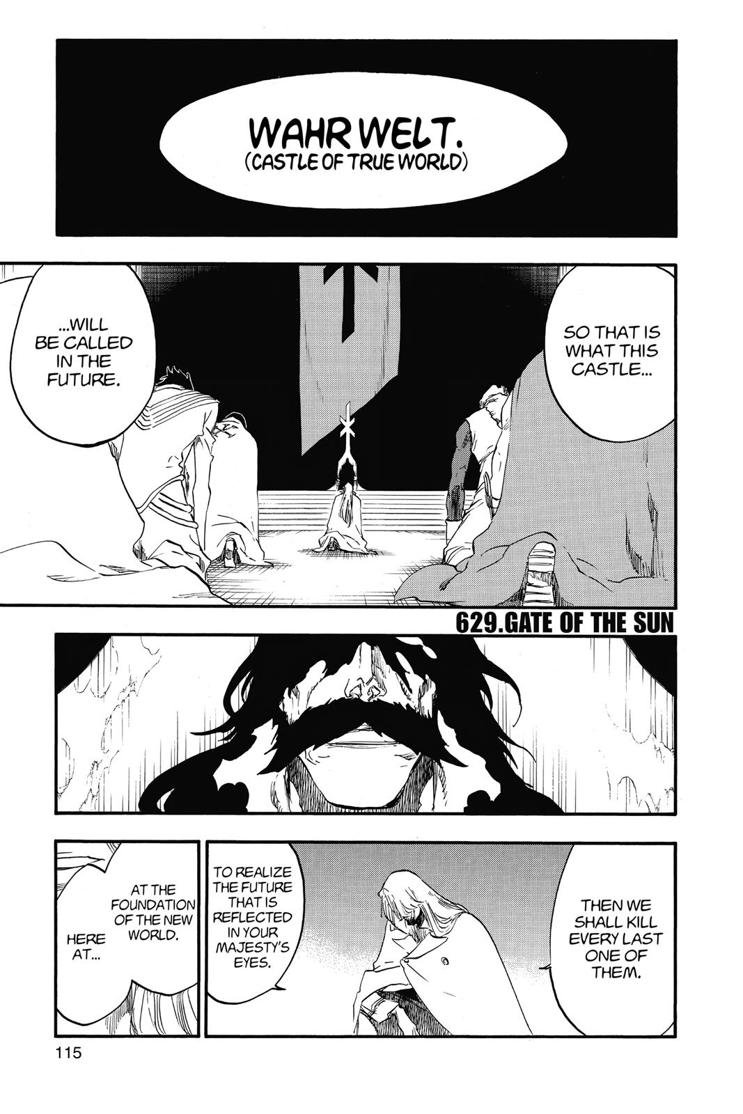 Bleach Chapter 629 - Page 1