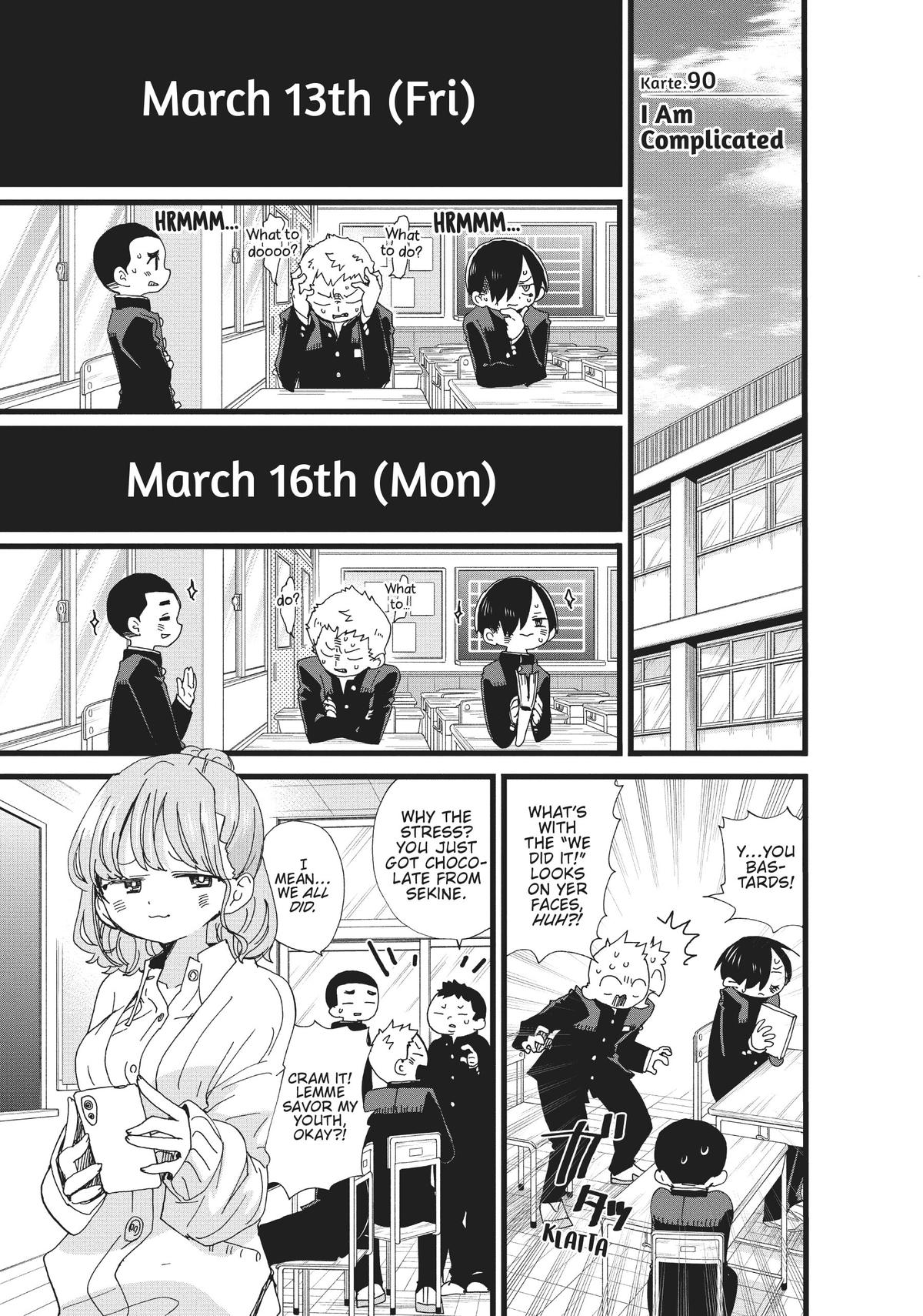 The Dangers in My Heart Chapter 90 - Page 1
