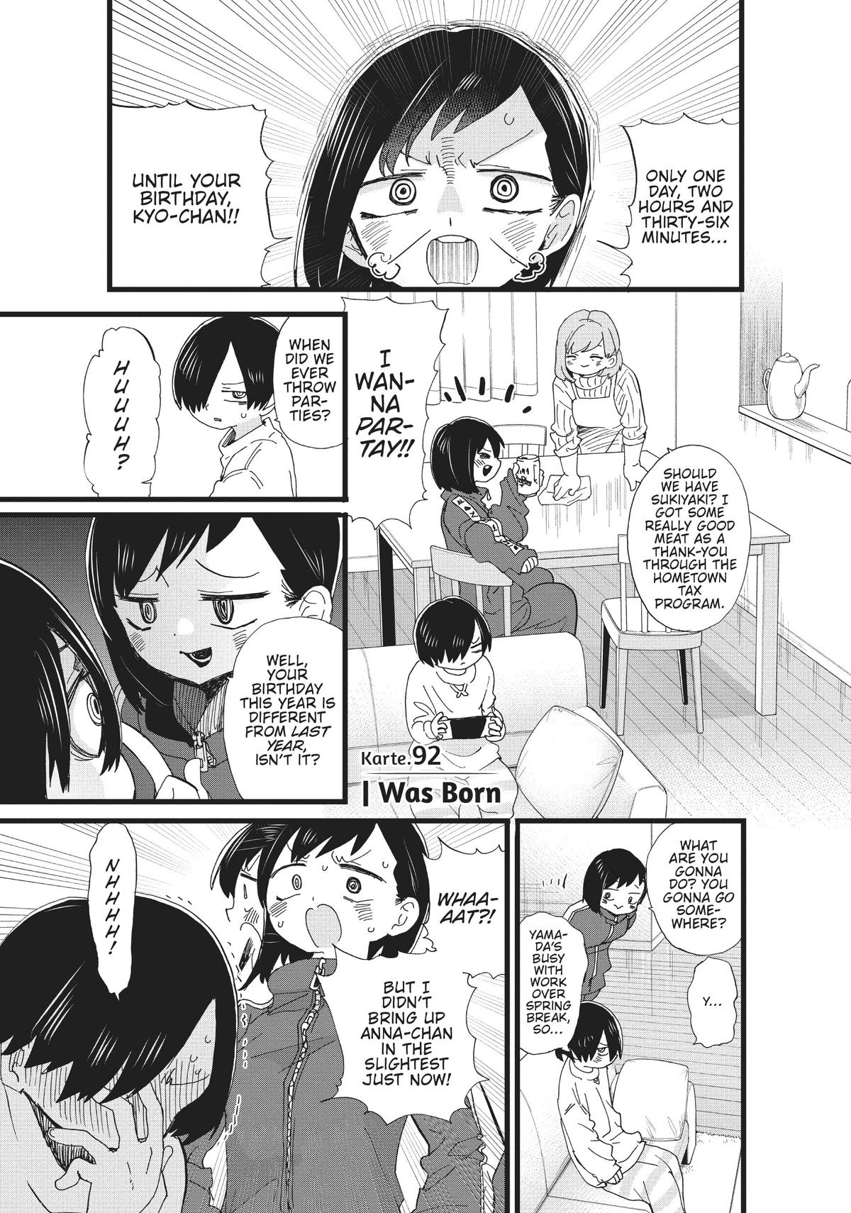 The Dangers in My Heart Chapter 92 - Page 1
