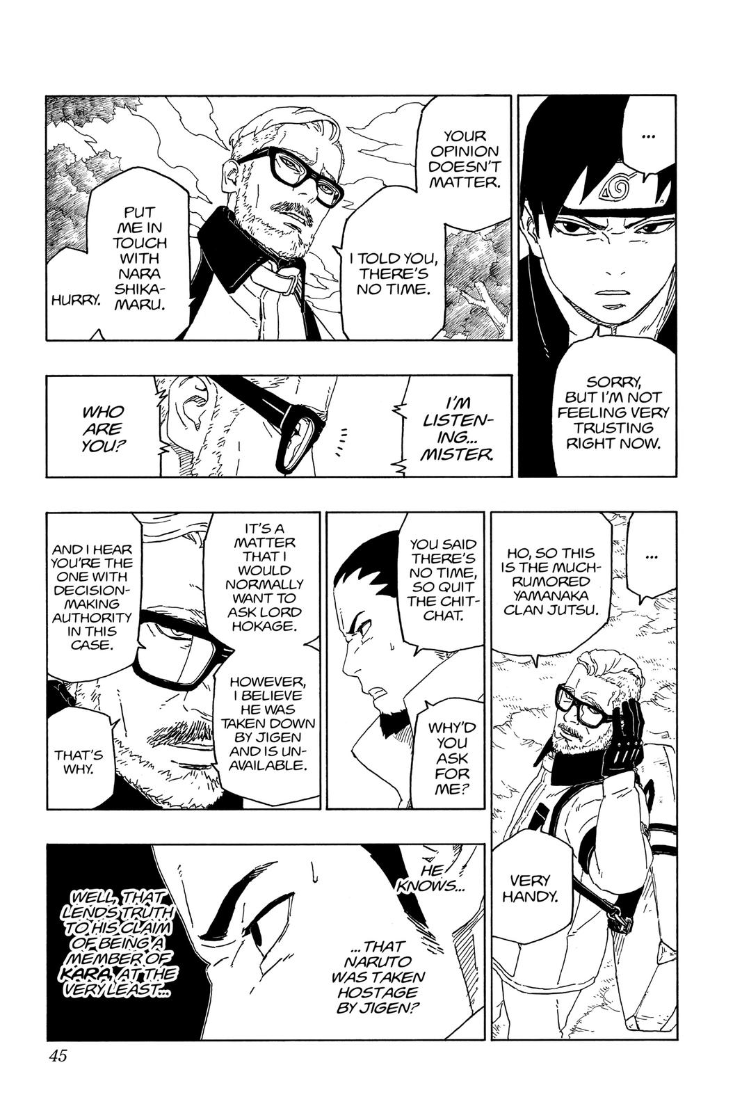 Boruto - Naruto Next Generations Chapter 44 - Page 45