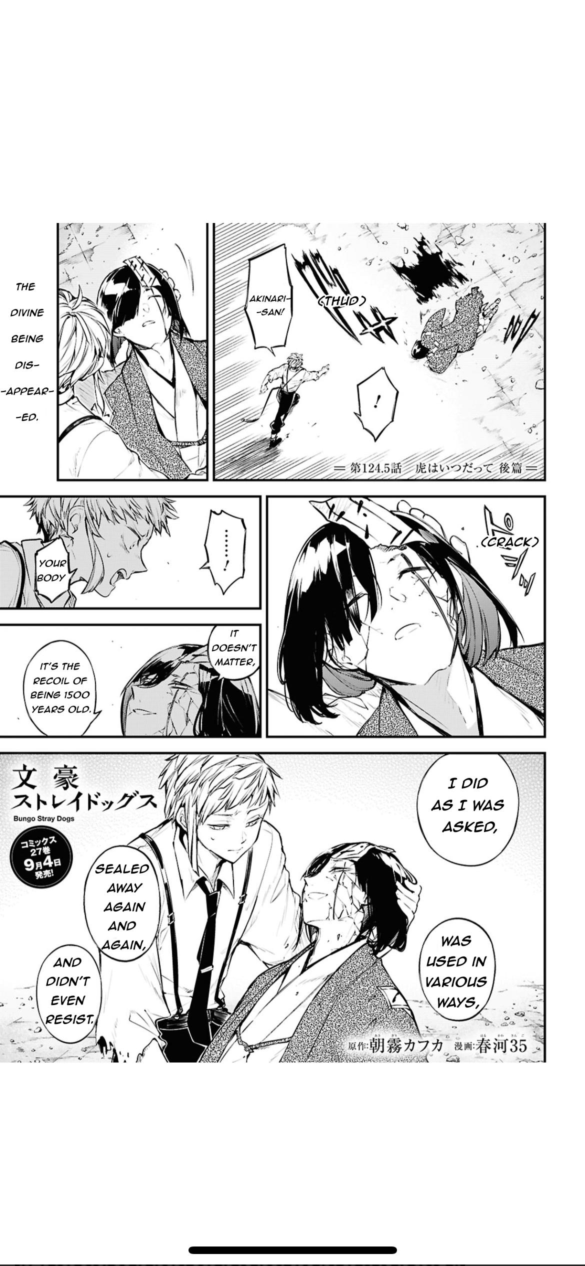 Bungo Stray Dogs Chapter 124.5 - Page 2