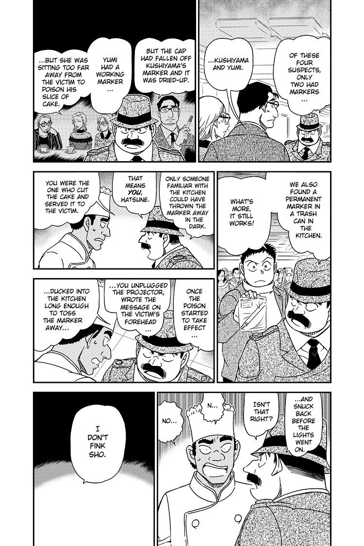 Case Closed Chapter 1050 - Page 4