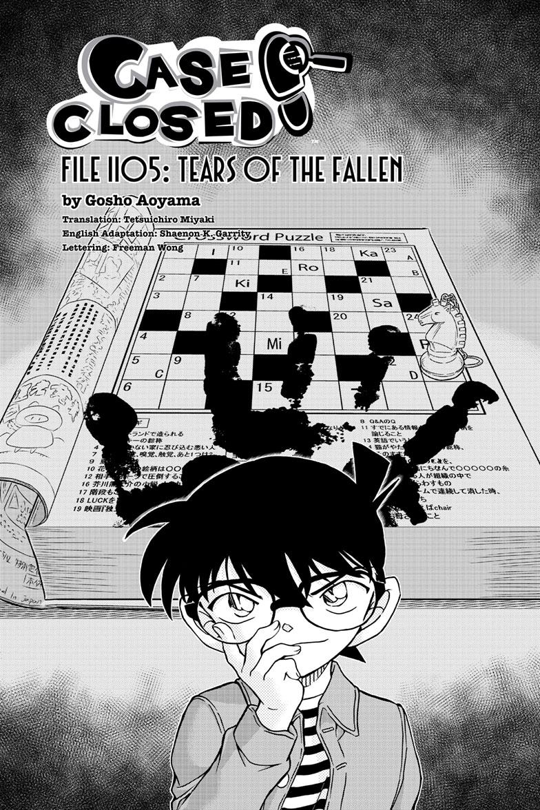 Case Closed Chapter 1105 - Page 1
