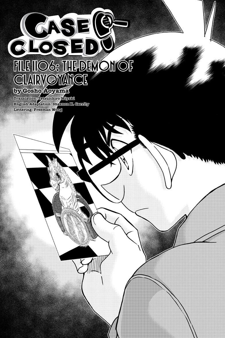 Case Closed Chapter 1106 - Page 1
