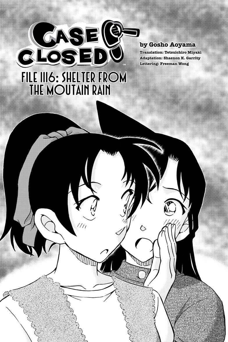 Case Closed Chapter 1116 - Page 1