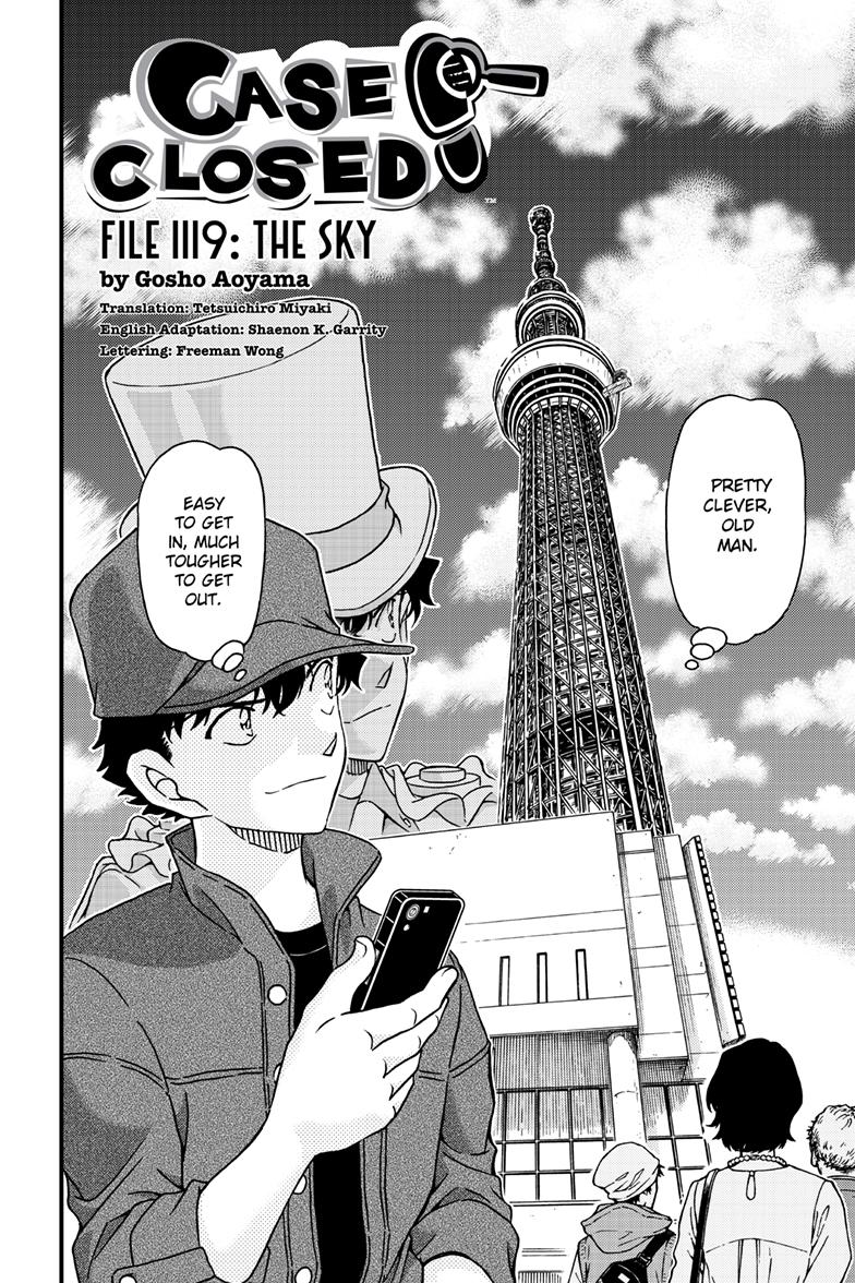 Case Closed Chapter 1119 - Page 3