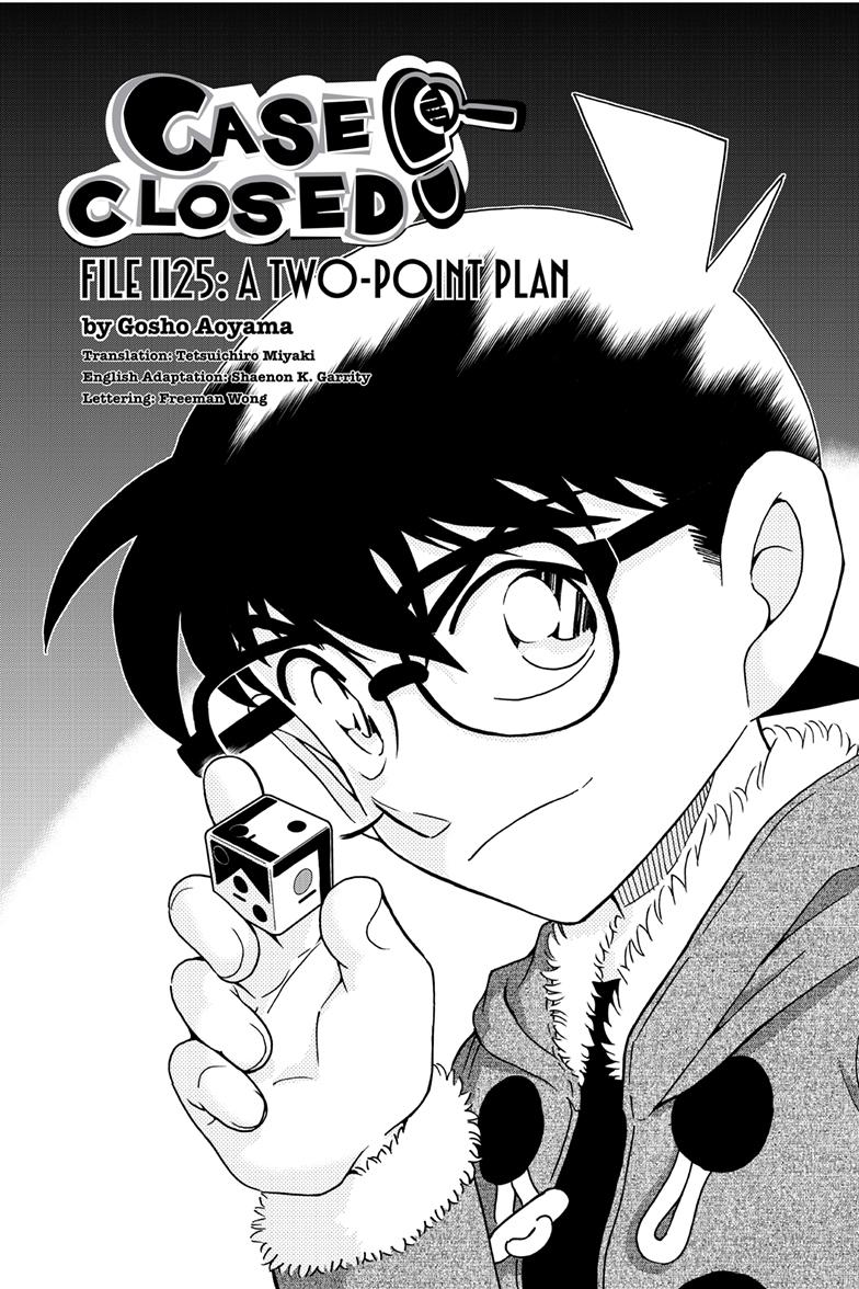 Case Closed Chapter 1125 - Page 1