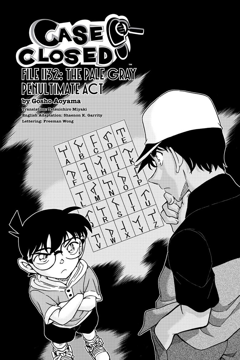 Case Closed Chapter 1132 - Page 1