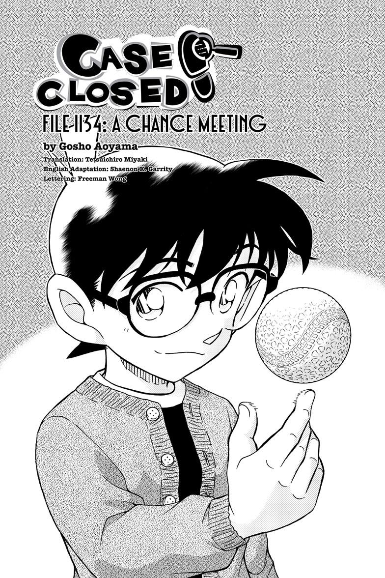 Case Closed Chapter 1134 - Page 1