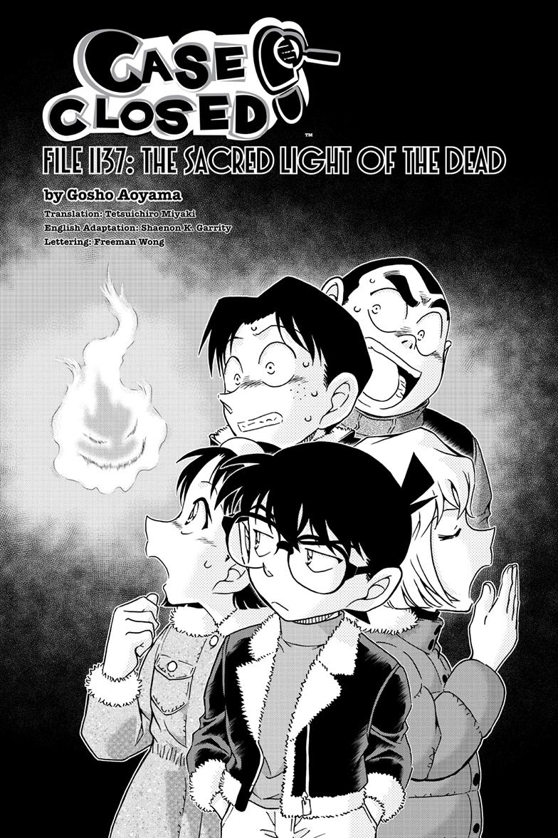 Case Closed Chapter 1137 - Page 1