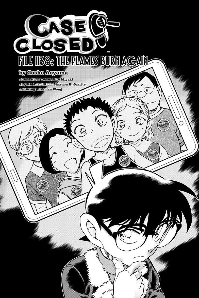 Case Closed Chapter 1138 - Page 1