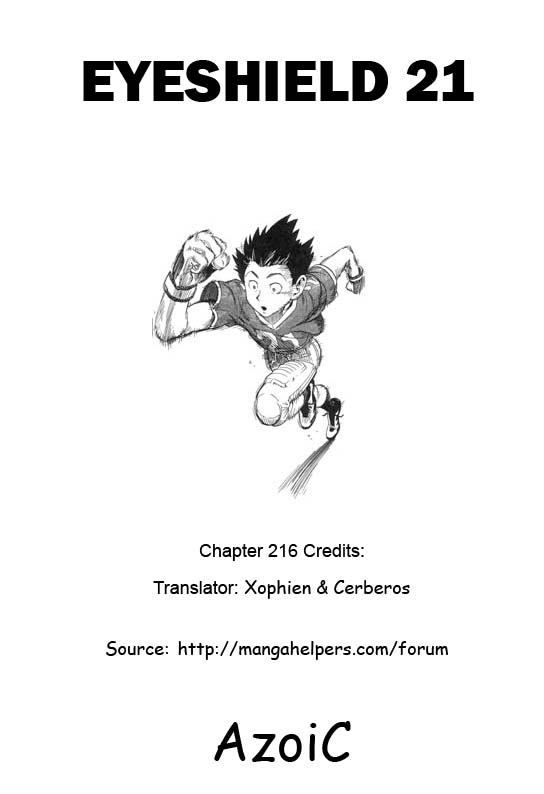 Eyeshield 21 Chapter 216 - Page 20
