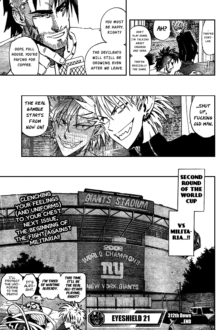 Eyeshield 21 Chapter 312 - Page 17