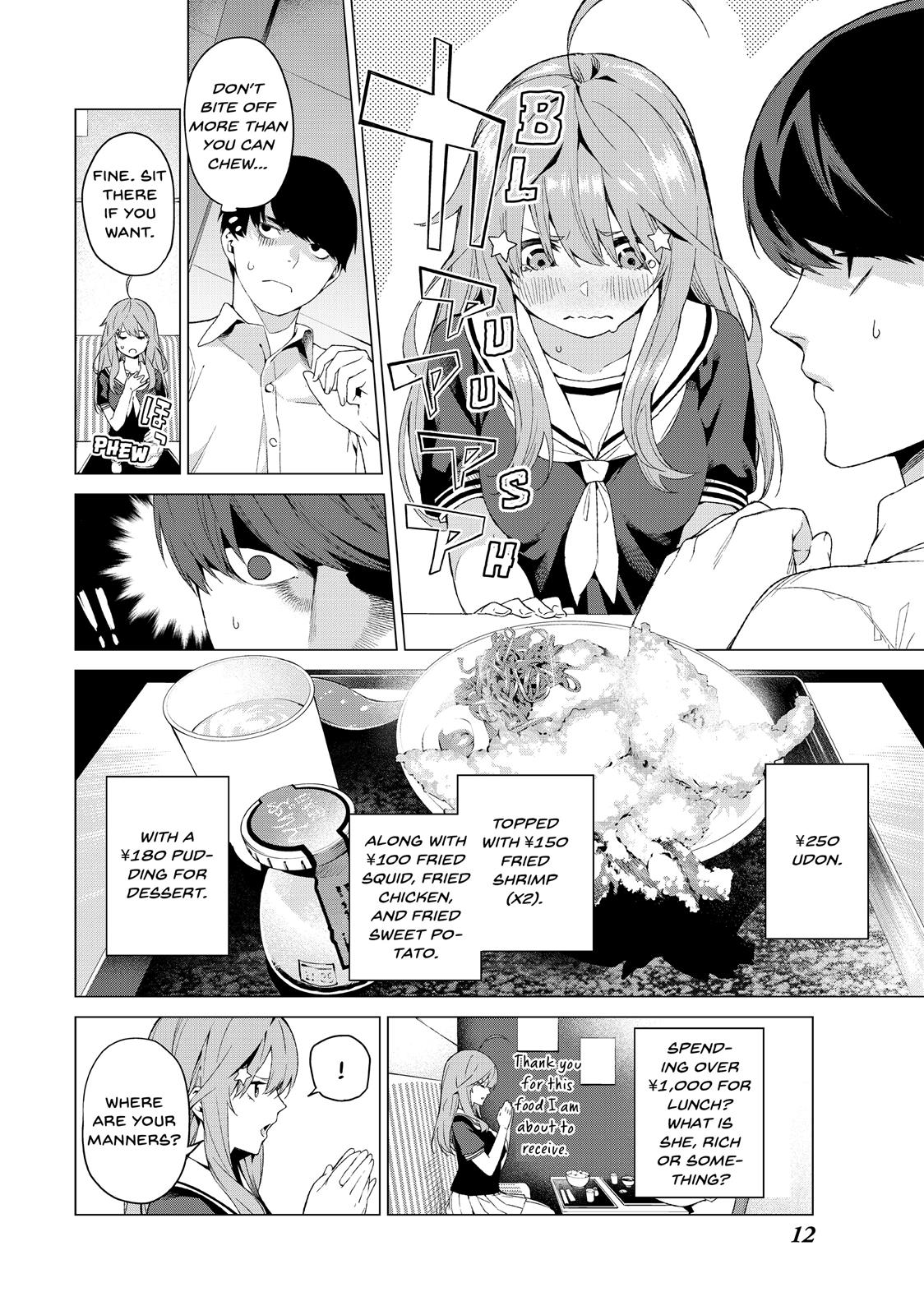 The Quintessential Quintuplets Chapter 1 - Page 12