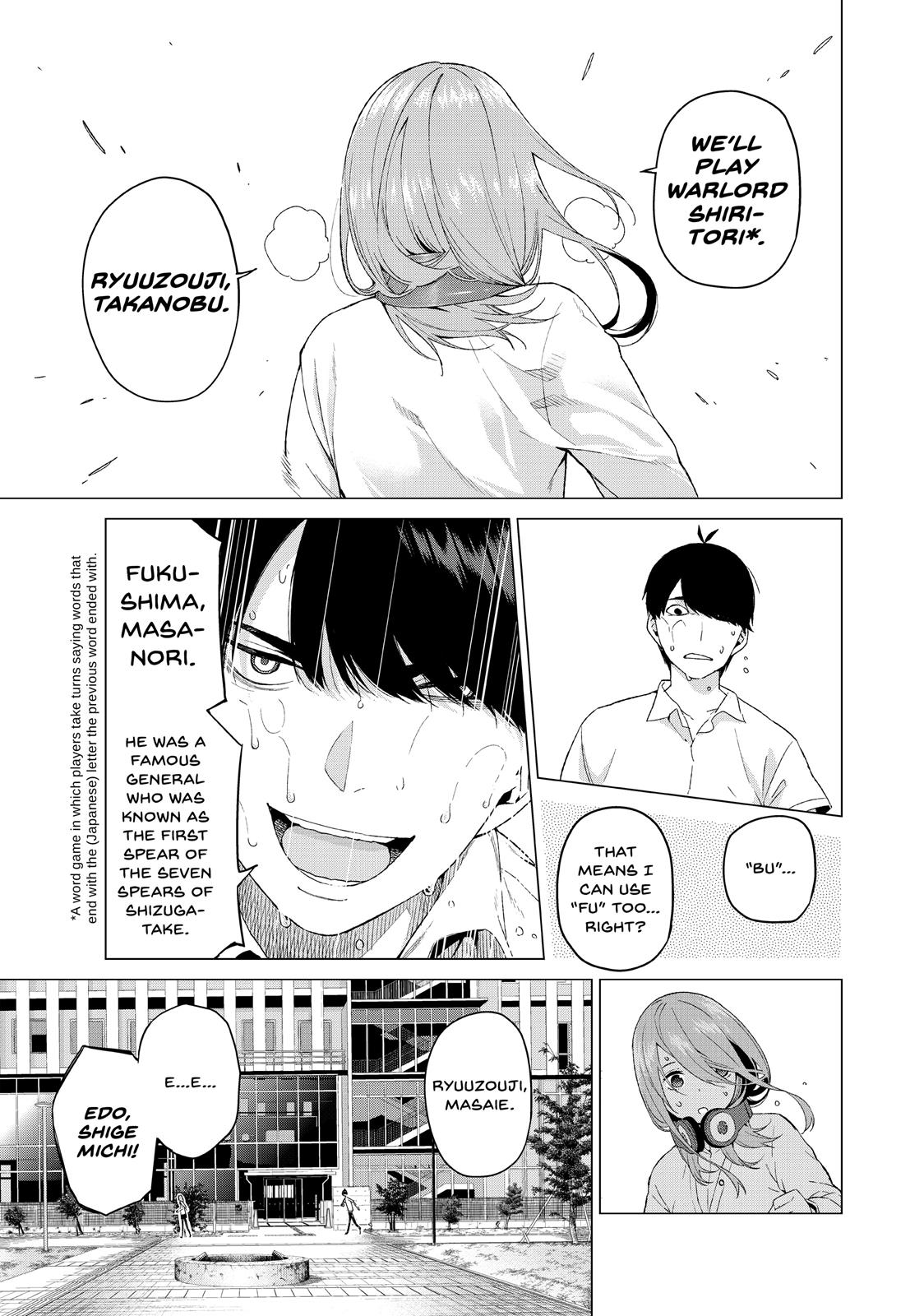 The Quintessential Quintuplets Chapter 4 - Page 9