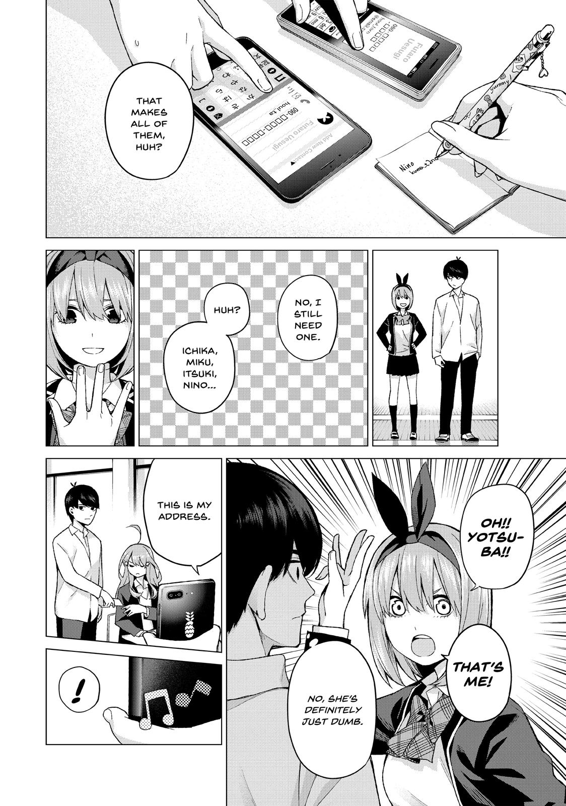 The Quintessential Quintuplets Chapter 13 - Page 12