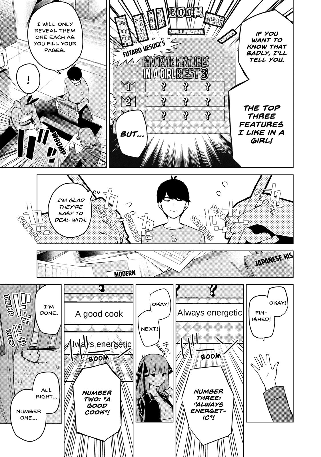 The Quintessential Quintuplets Chapter 17 - Page 5