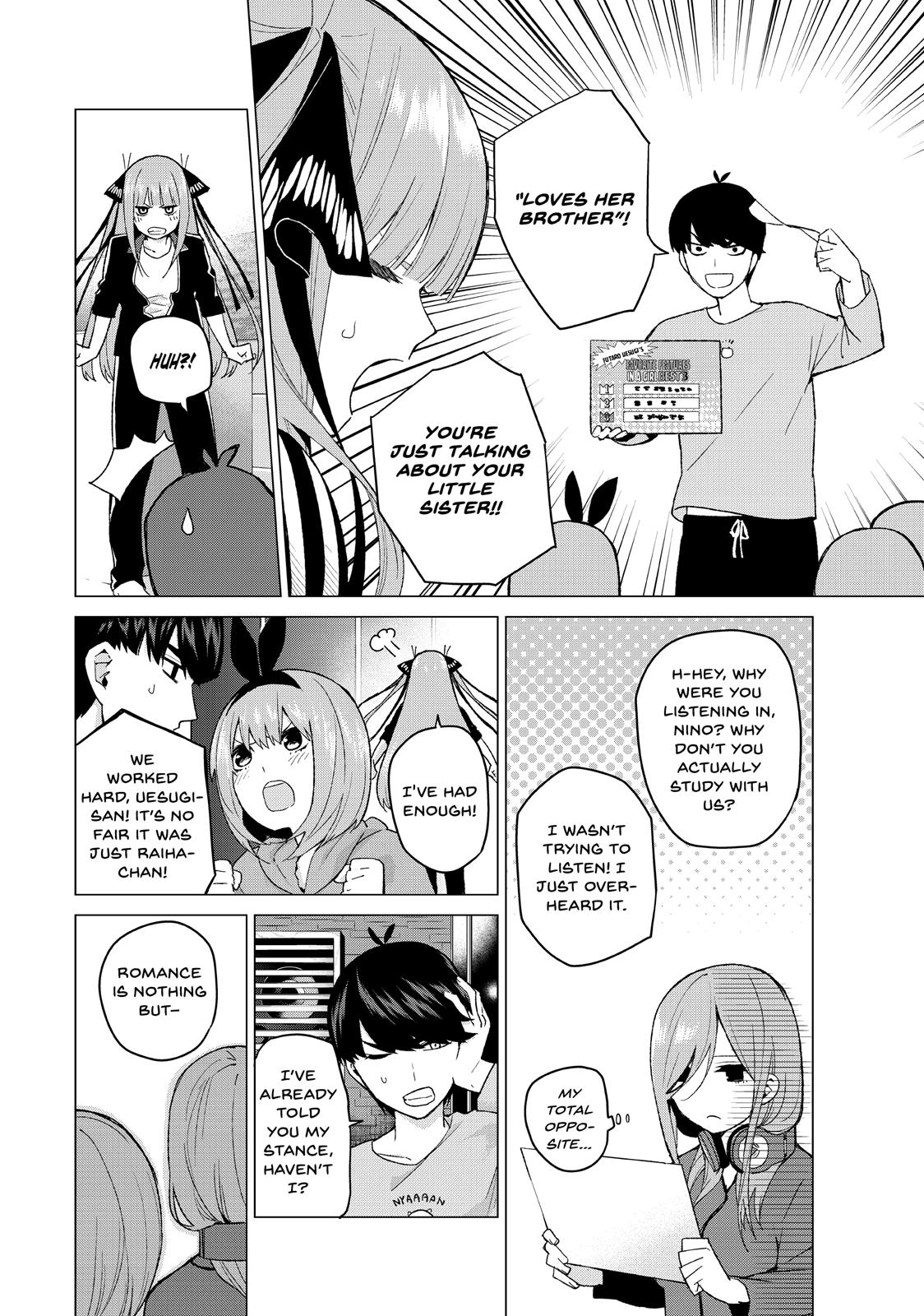 The Quintessential Quintuplets Chapter 17 - Page 6