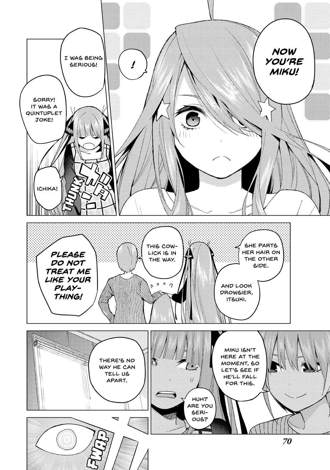 The Quintessential Quintuplets Chapter 18 - Page 6