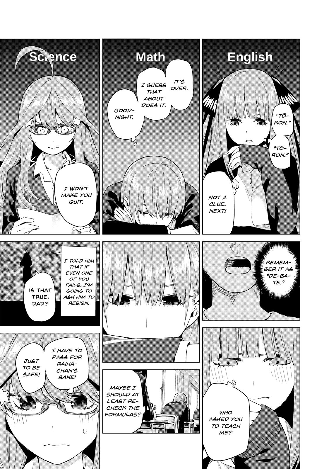 The Quintessential Quintuplets Chapter 20 - Page 3