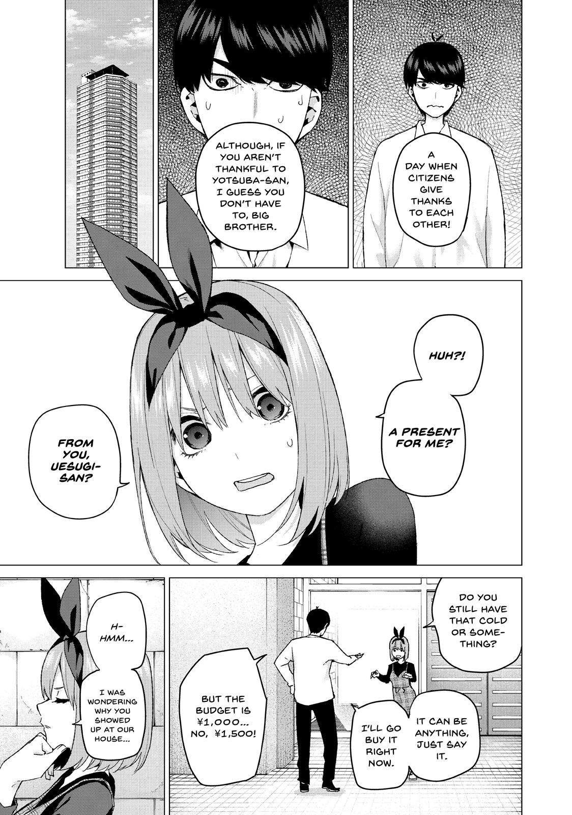 The Quintessential Quintuplets Chapter 36 - Page 5