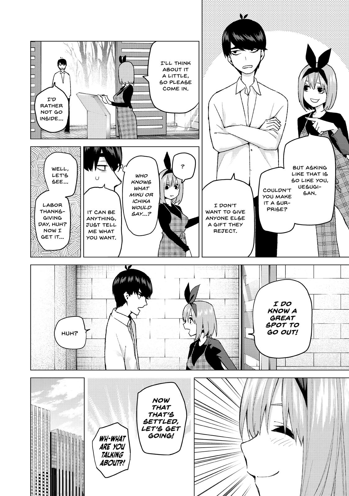 The Quintessential Quintuplets Chapter 36 - Page 6
