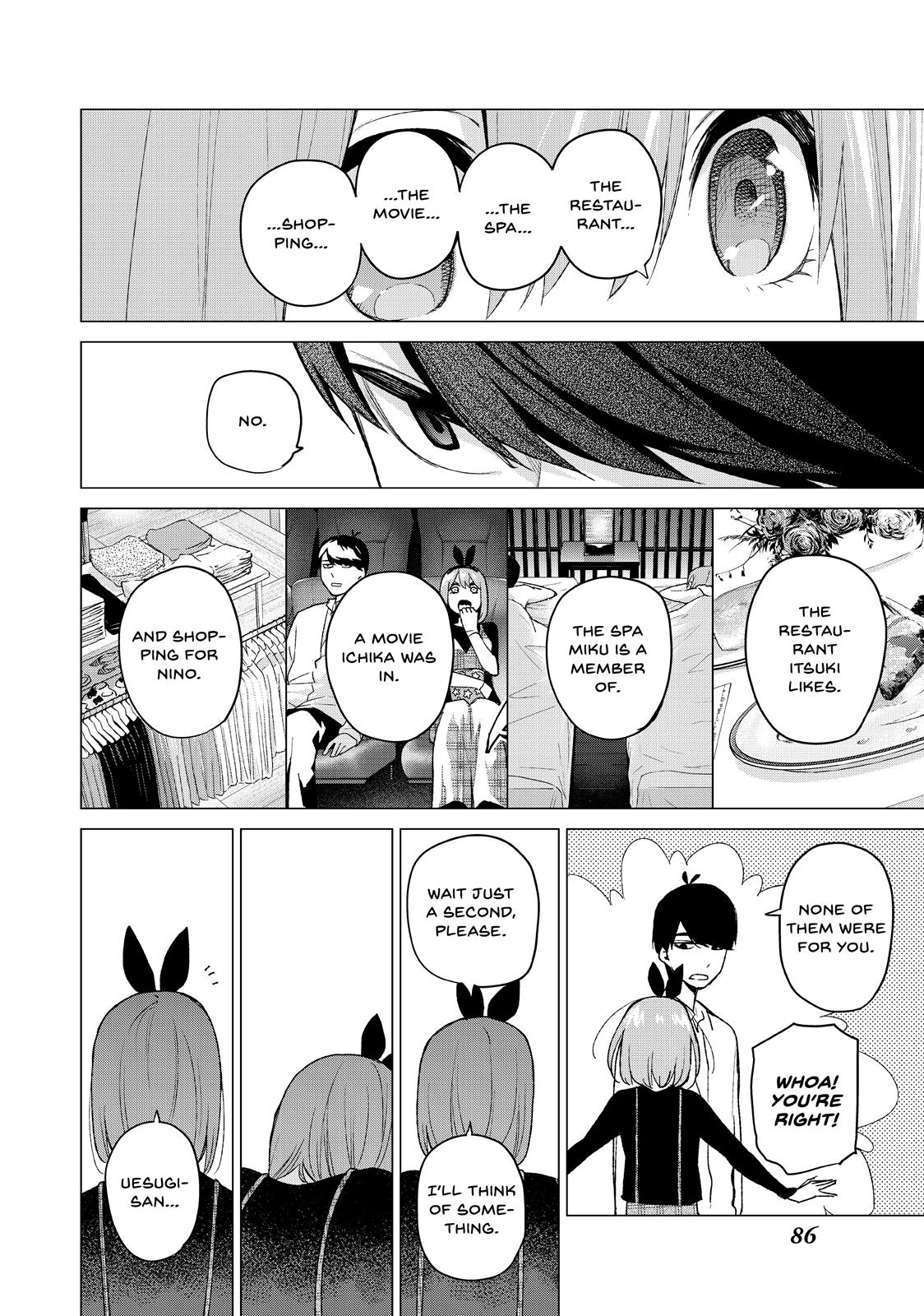 The Quintessential Quintuplets Chapter 36 - Page 18