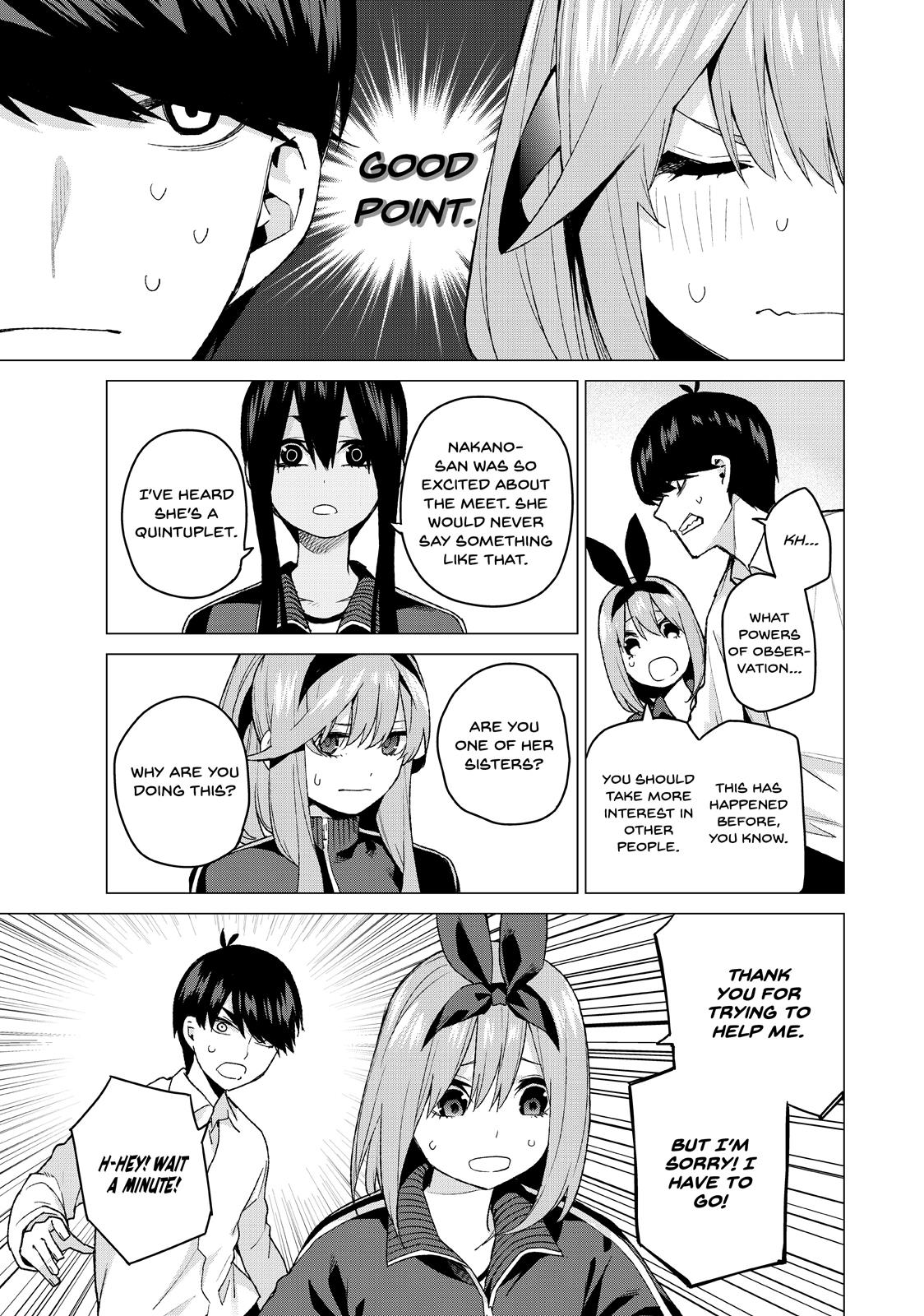 The Quintessential Quintuplets Chapter 47 - Page 9