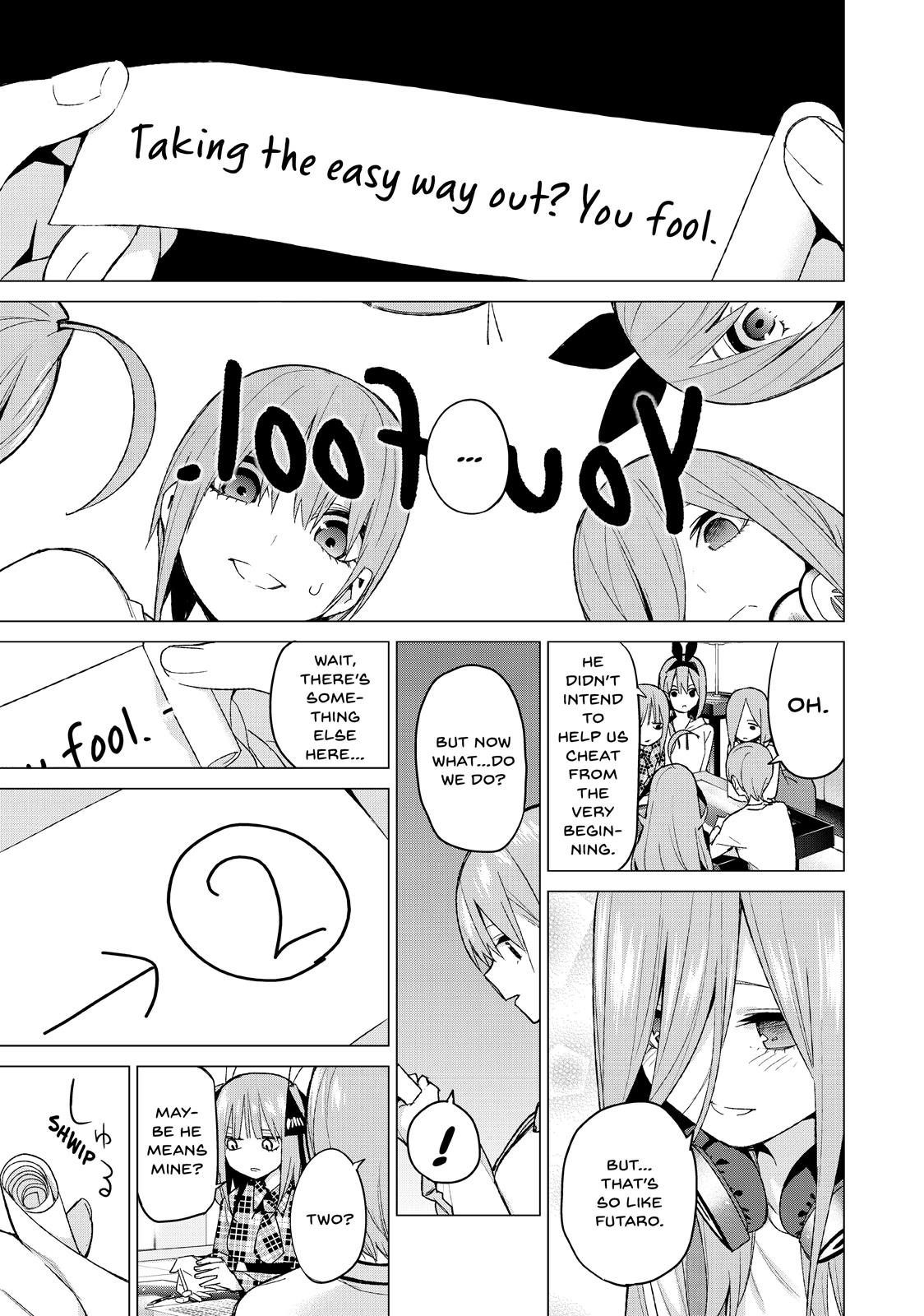The Quintessential Quintuplets Chapter 49 - Page 15