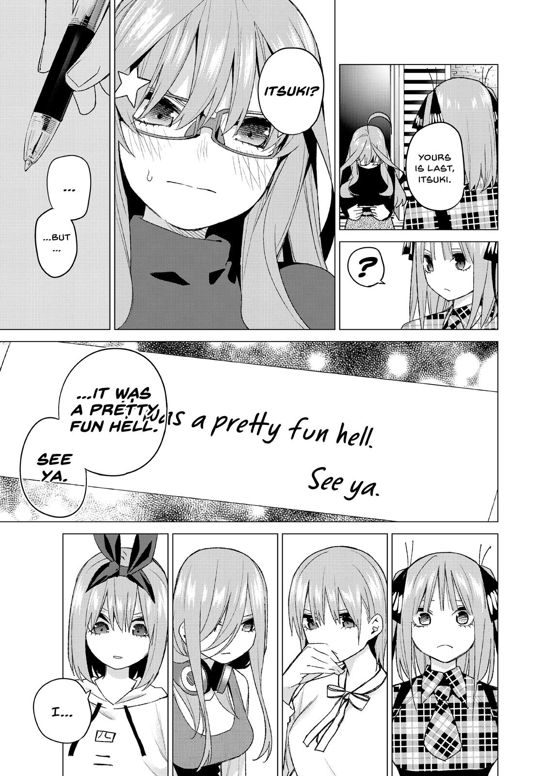 The Quintessential Quintuplets Chapter 49 - Page 17