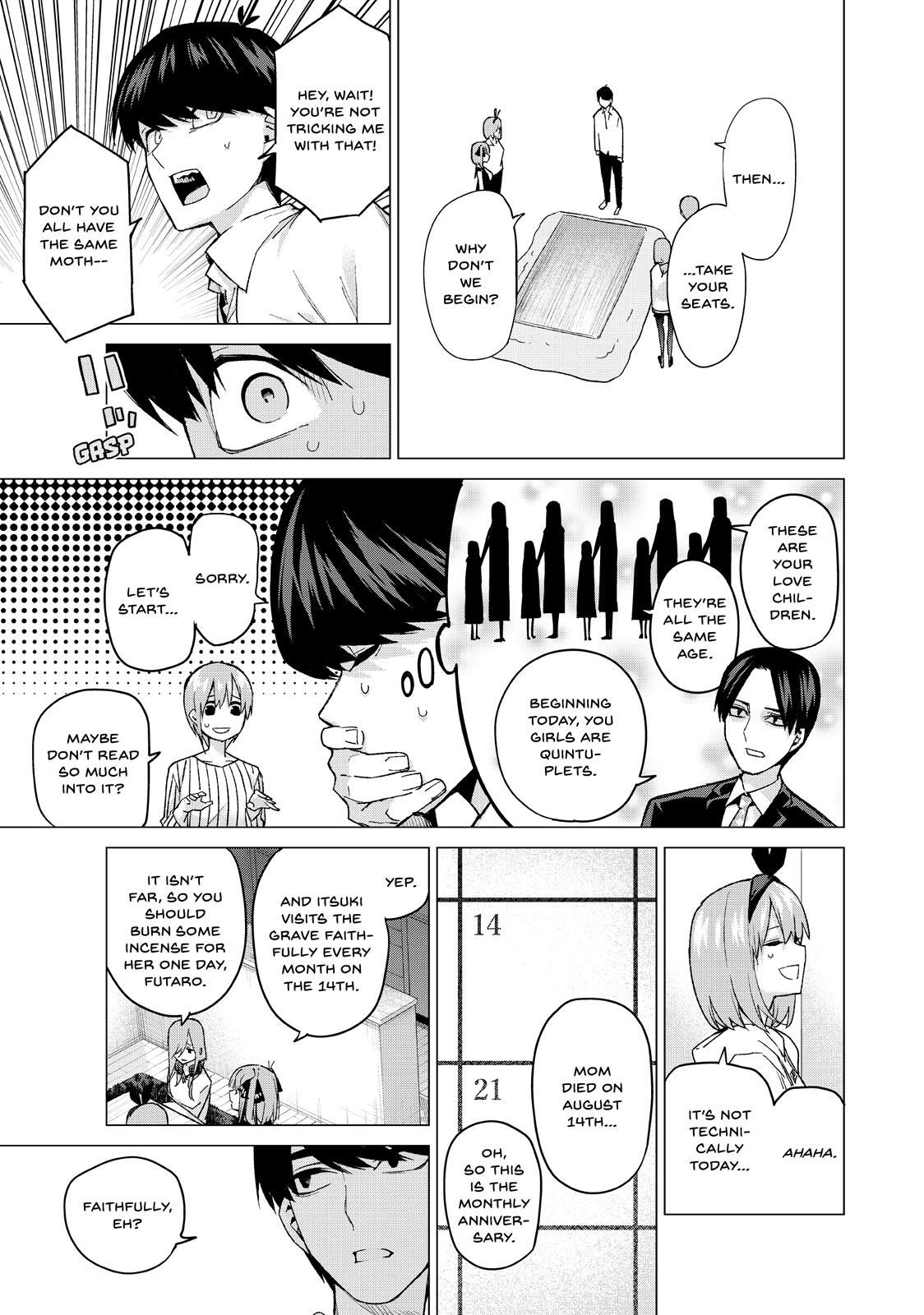 The Quintessential Quintuplets Chapter 57 - Page 5