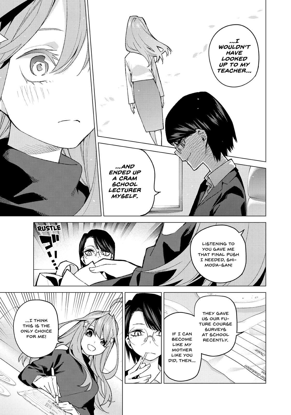 The Quintessential Quintuplets Chapter 57 - Page 13