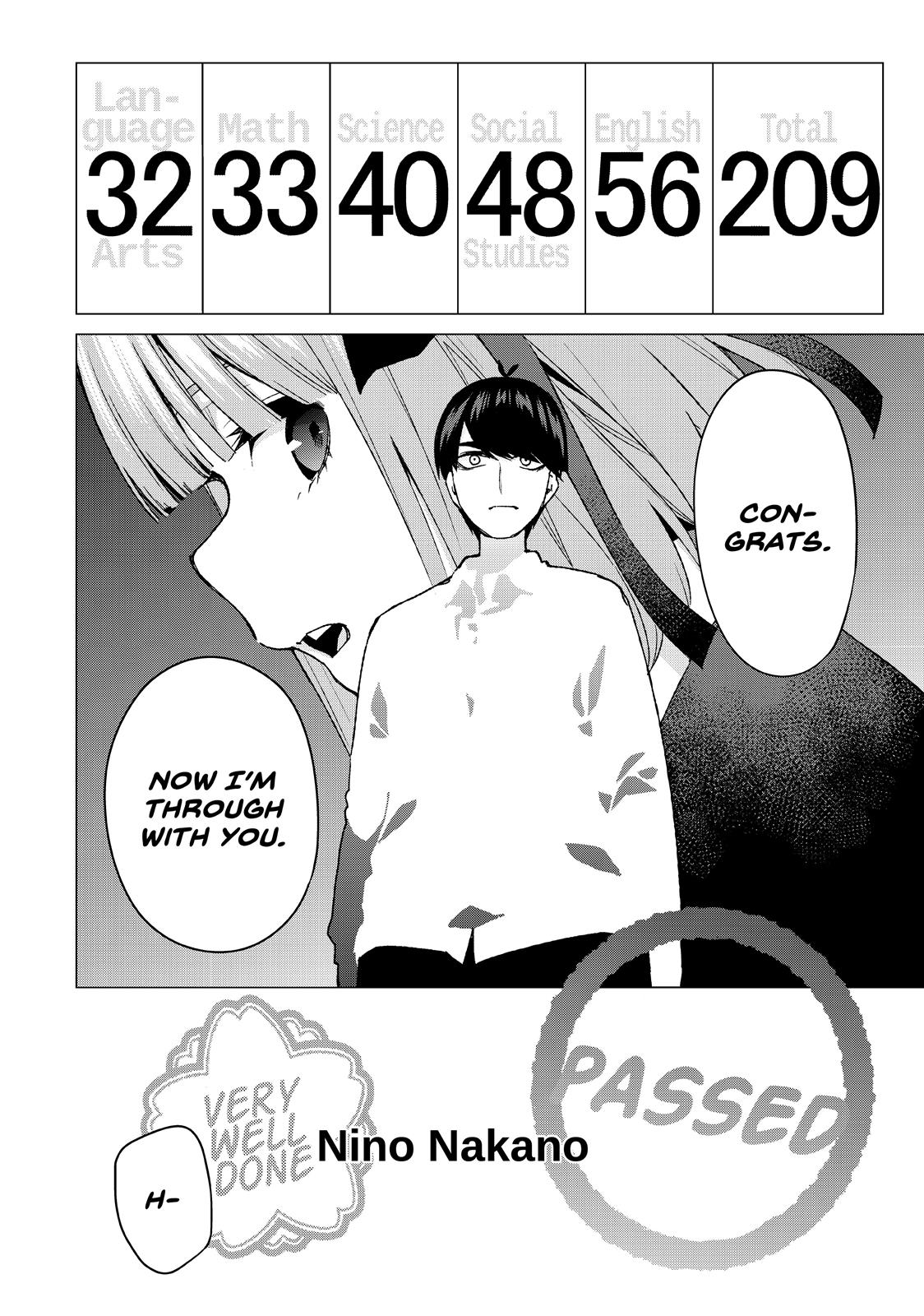The Quintessential Quintuplets Chapter 59 - Page 6