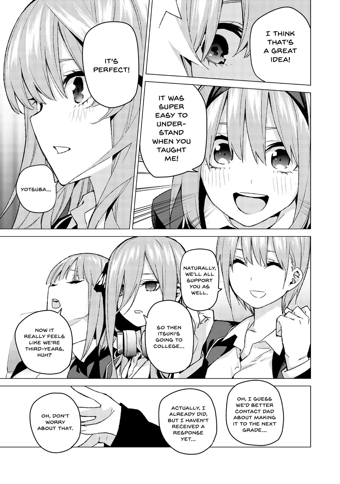 The Quintessential Quintuplets Chapter 60 - Page 11