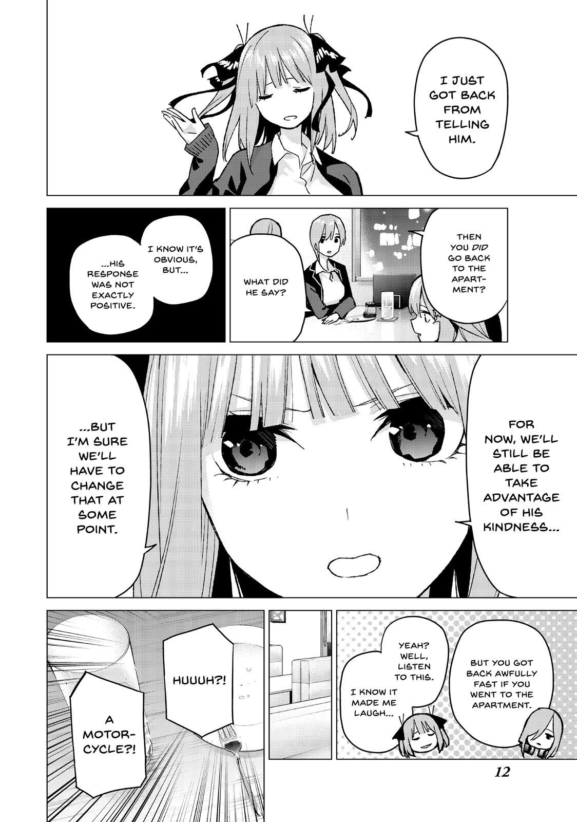 The Quintessential Quintuplets Chapter 60 - Page 12