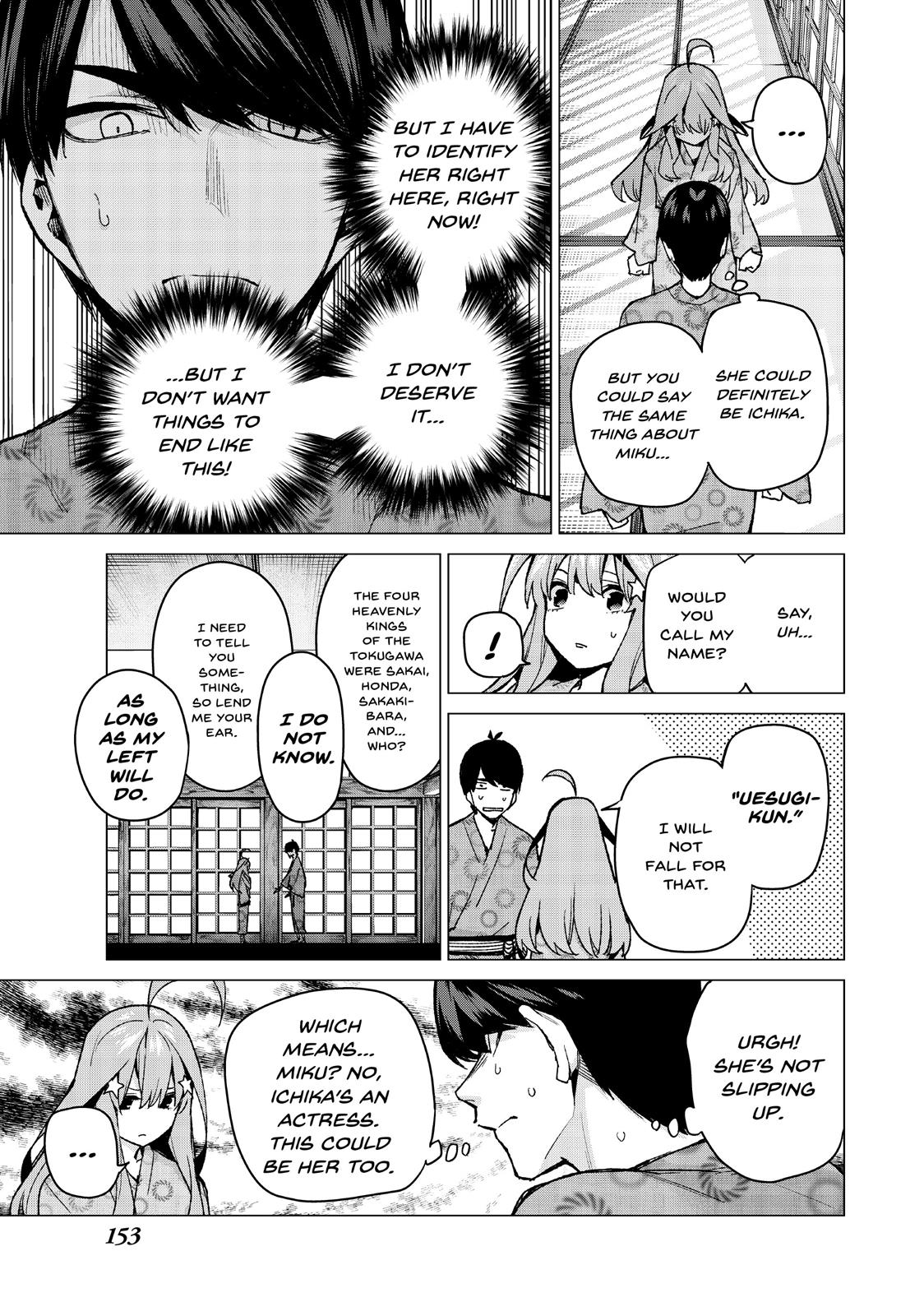 The Quintessential Quintuplets Chapter 67 - Page 9