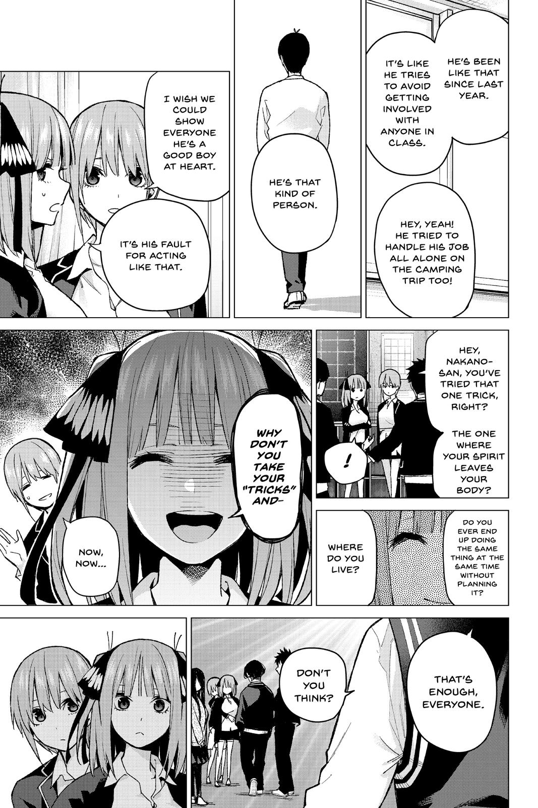 The Quintessential Quintuplets Chapter 70 - Page 5