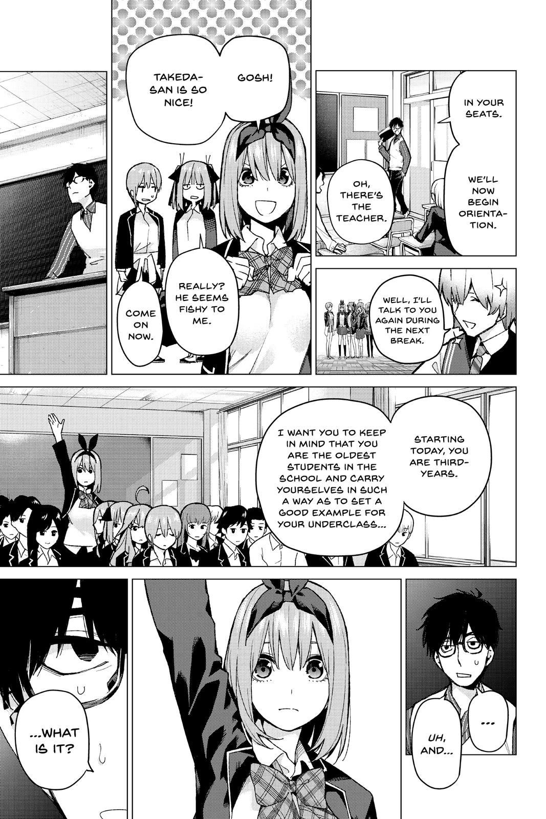 The Quintessential Quintuplets Chapter 70 - Page 7