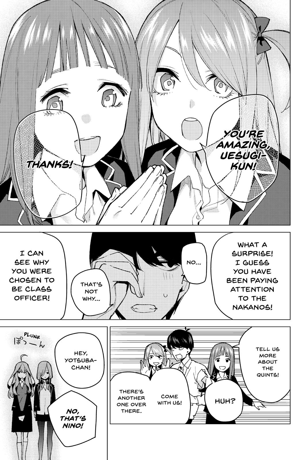 The Quintessential Quintuplets Chapter 70 - Page 17