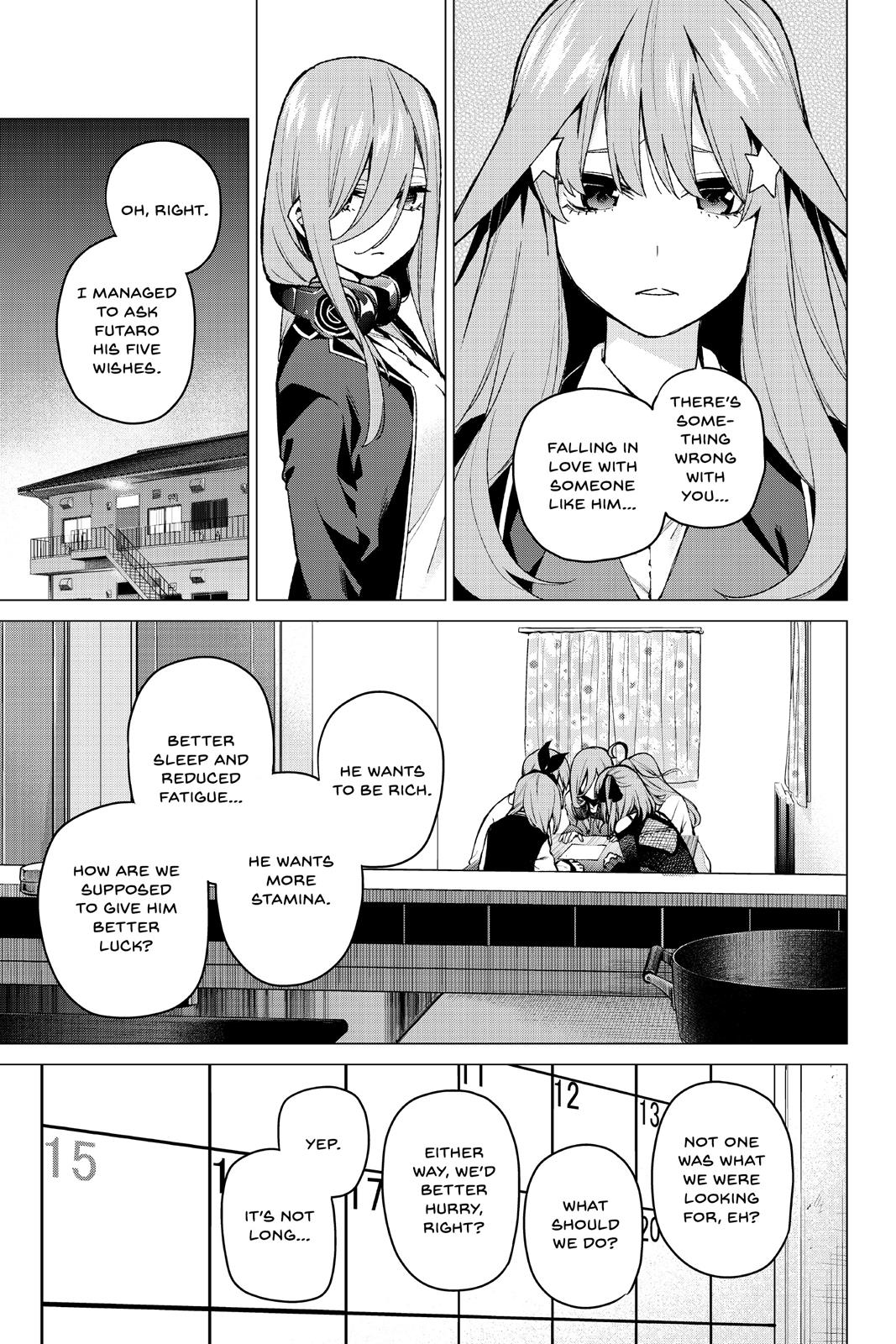The Quintessential Quintuplets Chapter 70 - Page 19