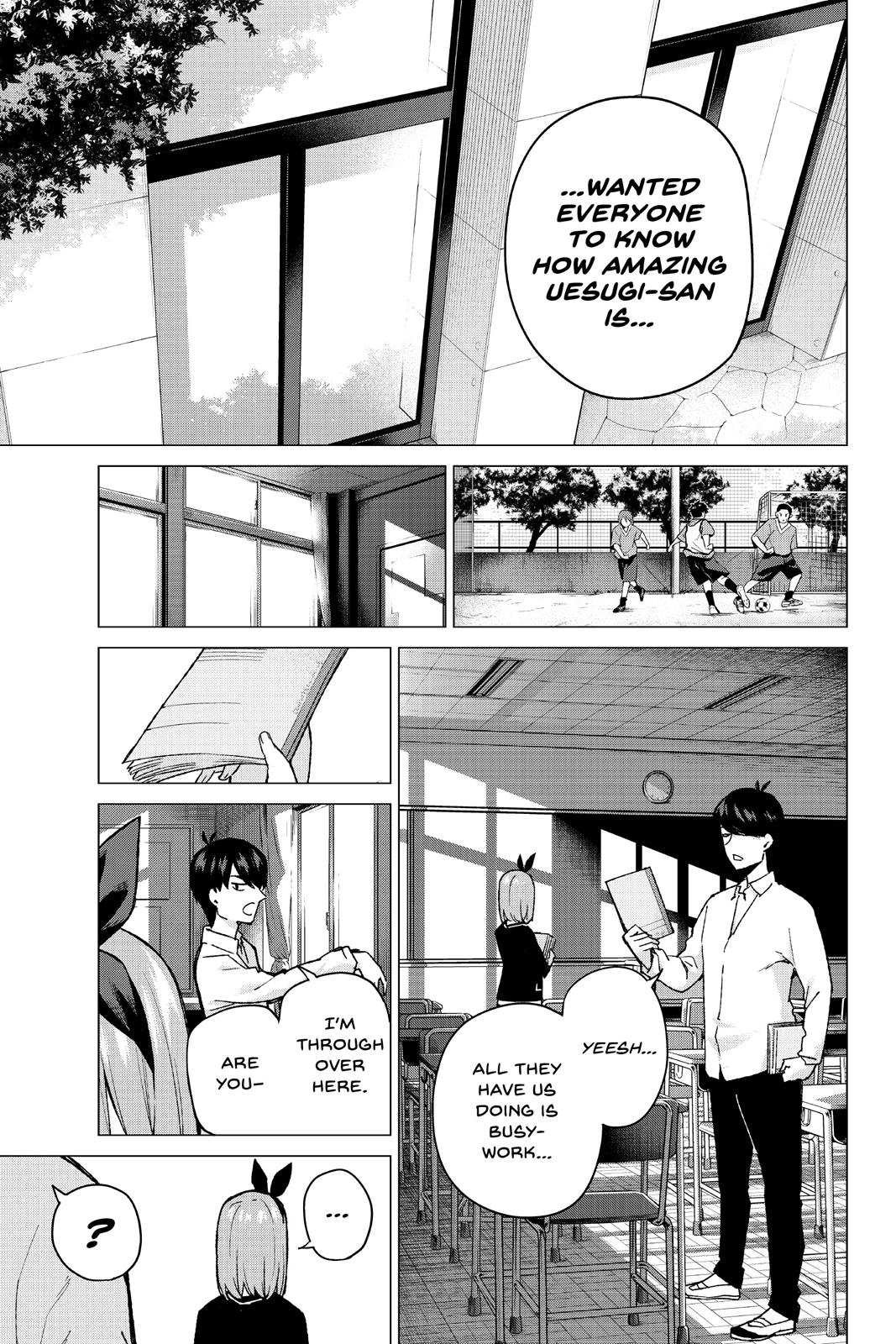 The Quintessential Quintuplets Chapter 72 - Page 9