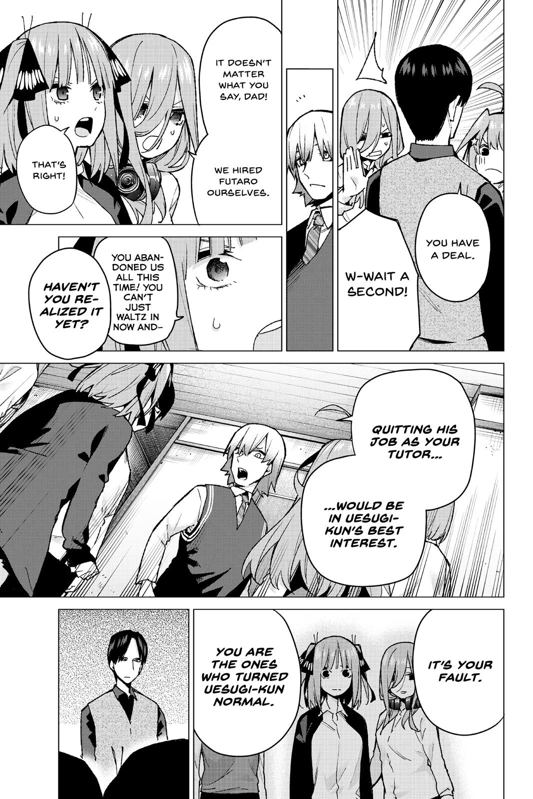The Quintessential Quintuplets Chapter 73 - Page 15