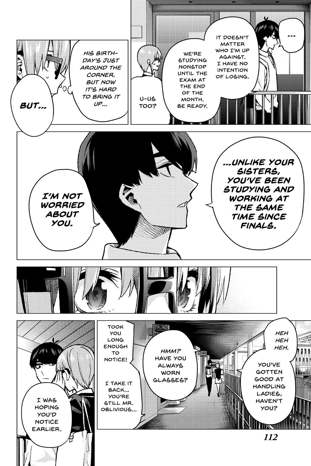 The Quintessential Quintuplets Chapter 74 - Page 4