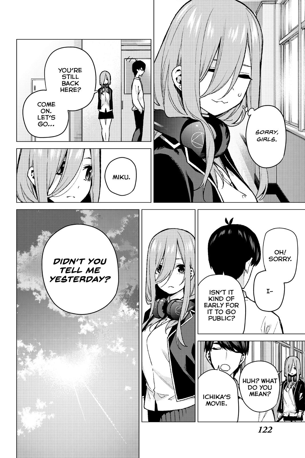 The Quintessential Quintuplets Chapter 74 - Page 14