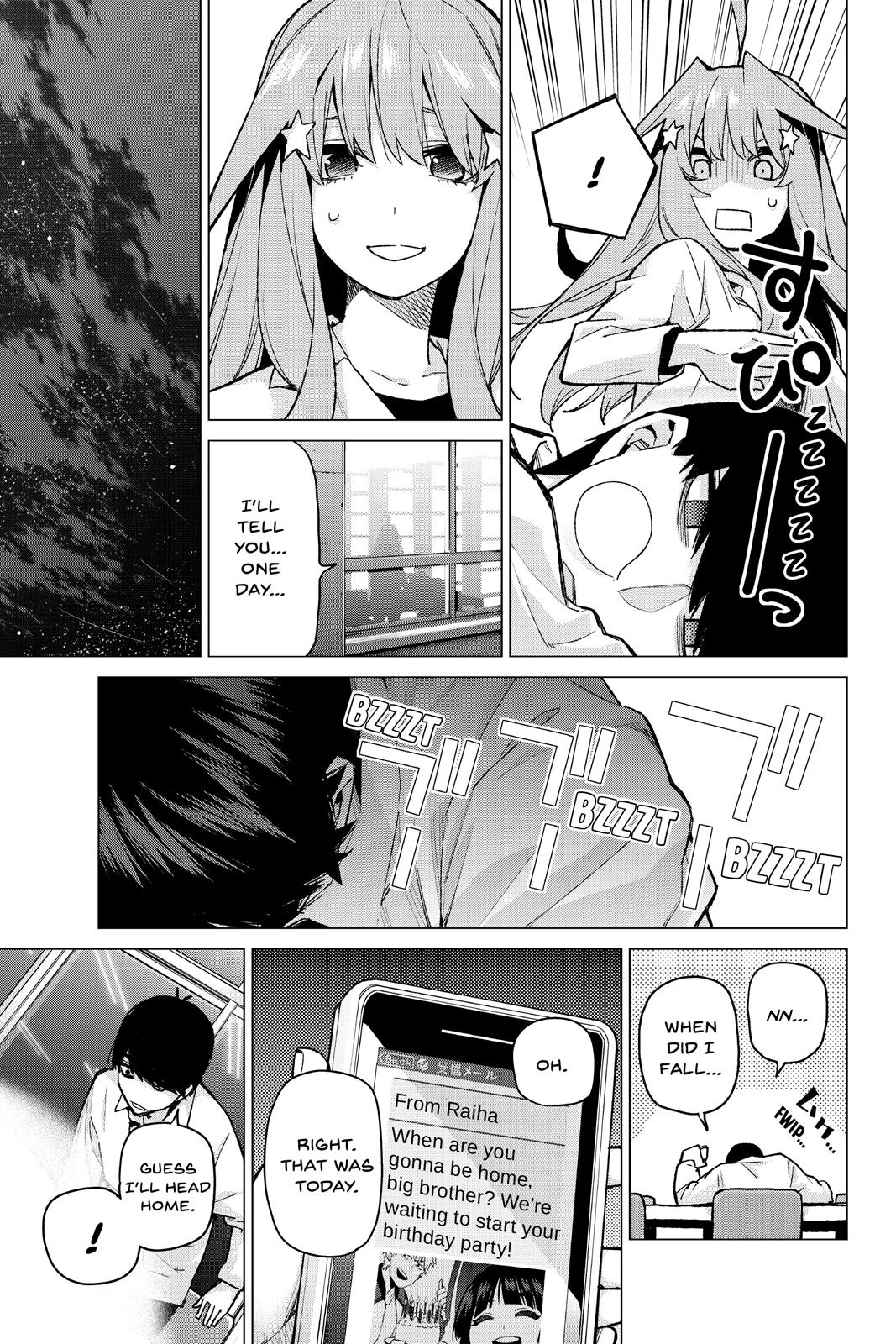 The Quintessential Quintuplets Chapter 75 - Page 17
